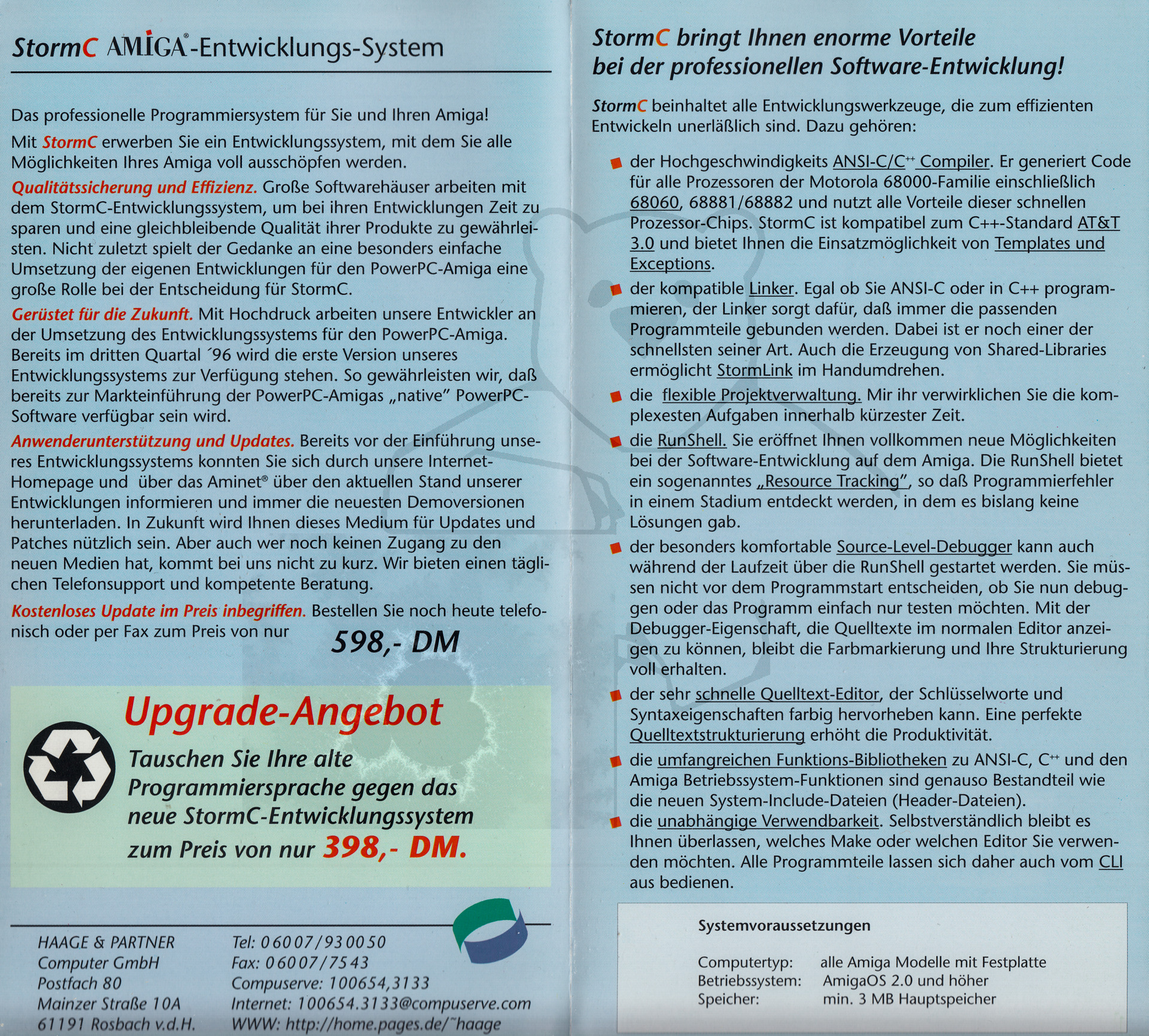 StormC/C++ V3.0 - Werbeflyer